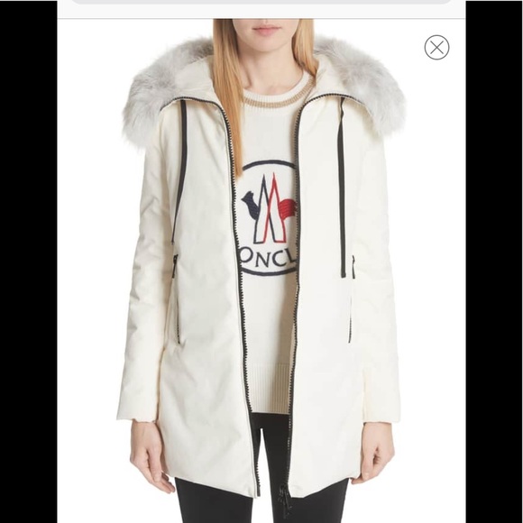 MONCLER NEW Bartramifur Hooded Down Coat